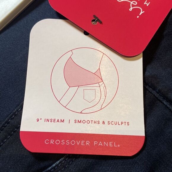 Isabel Black Maternity Shorts with Crossover Panel Size 12 NWT - Picture 5 of 7